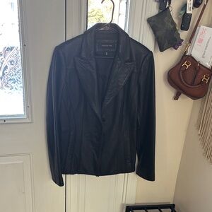 Genuine leather coat